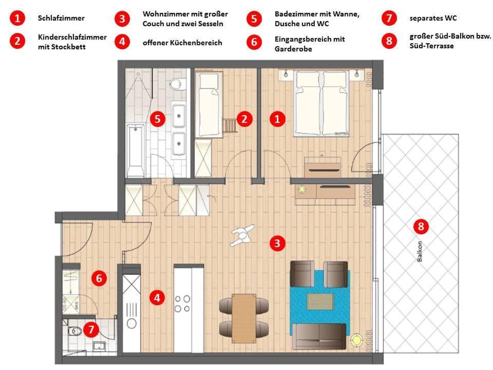 לנגנרגן Starenweg Appartements מראה חיצוני תמונה